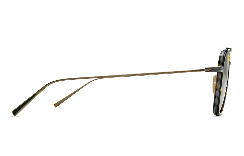Dita ARTOA.27X BLACK IRON - DARK TORTOISE - ANTIQUE YELLOW GOLD, Wzór havana