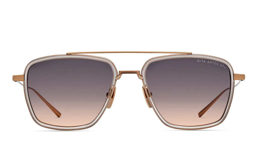 Dita ARTOA.57X ROSE GOLD - CRYSTAL CLEAR, Złoty