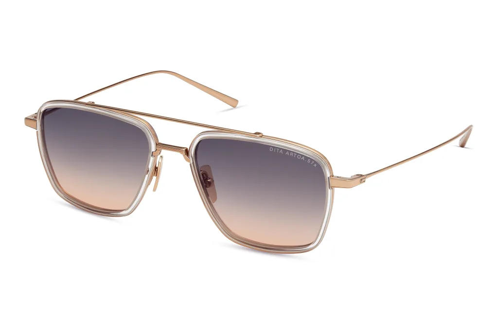 Dita ARTOA.57X ROSE GOLD - CRYSTAL CLEAR, Złoty