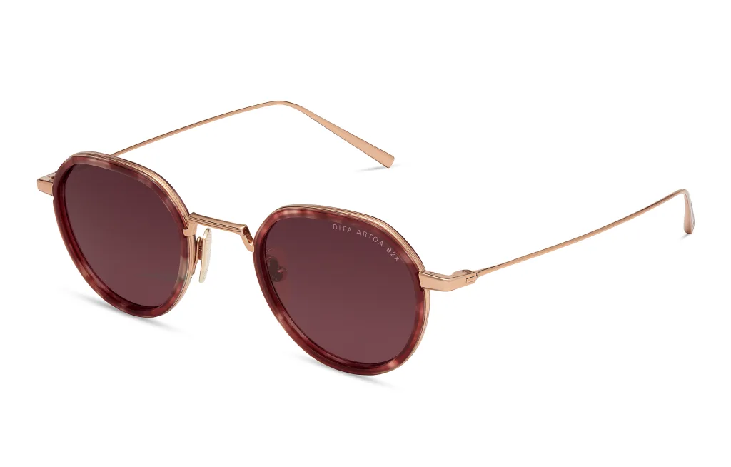 Dita ARTOA.82X ROSE GOLD - ROSE TORTOISE, Złoty