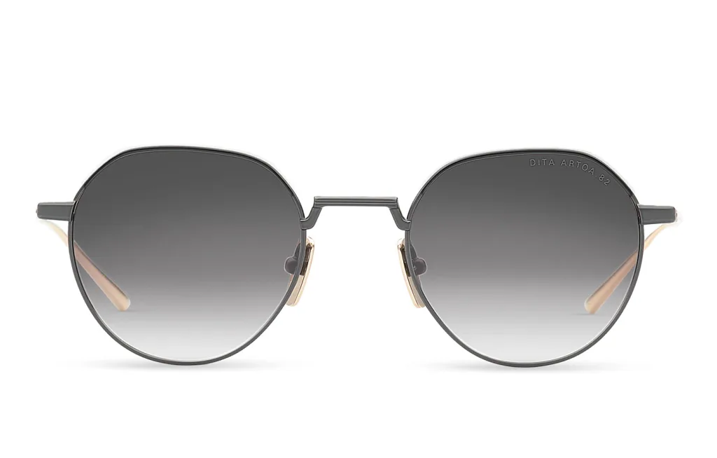 Dita ARTOA.82 BLACK IRON - WHITE GOLD, Czarny