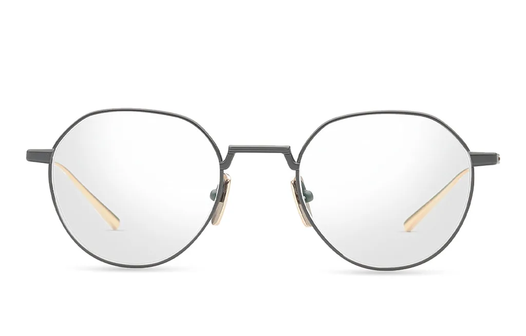 Dita ARTOA.82 BLACK IRON - WHITE GOLD DTX162-A-02, Czarny