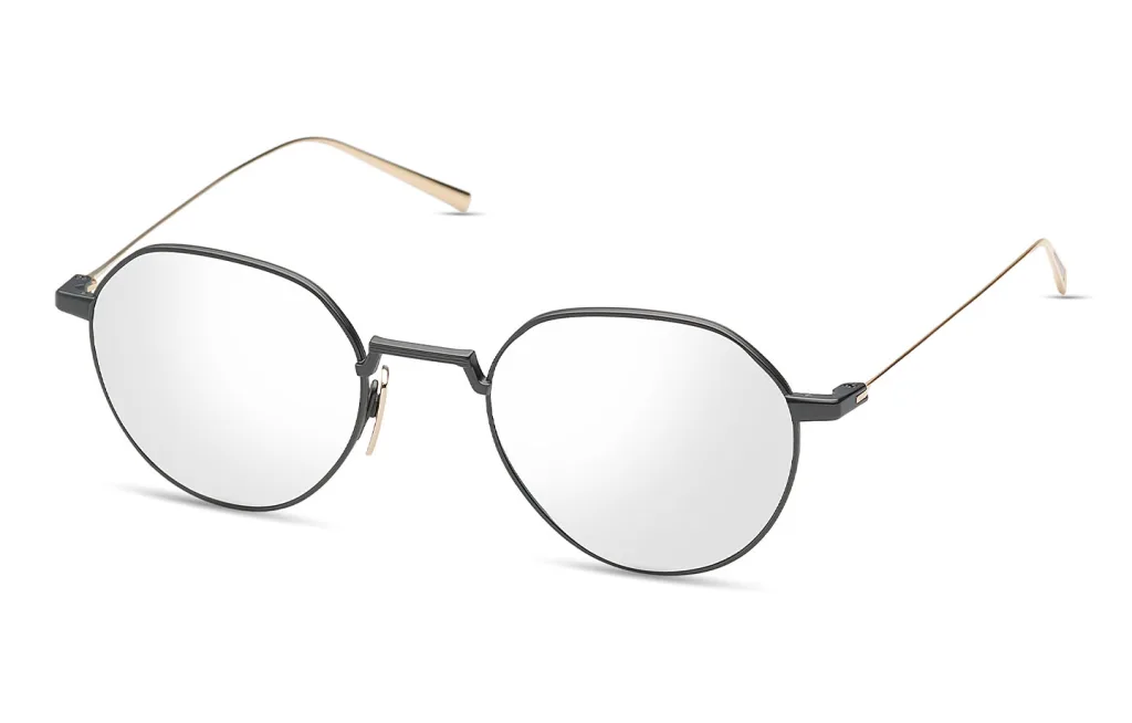 Dita ARTOA.82 BLACK IRON - WHITE GOLD DTX162-A-02, Czarny