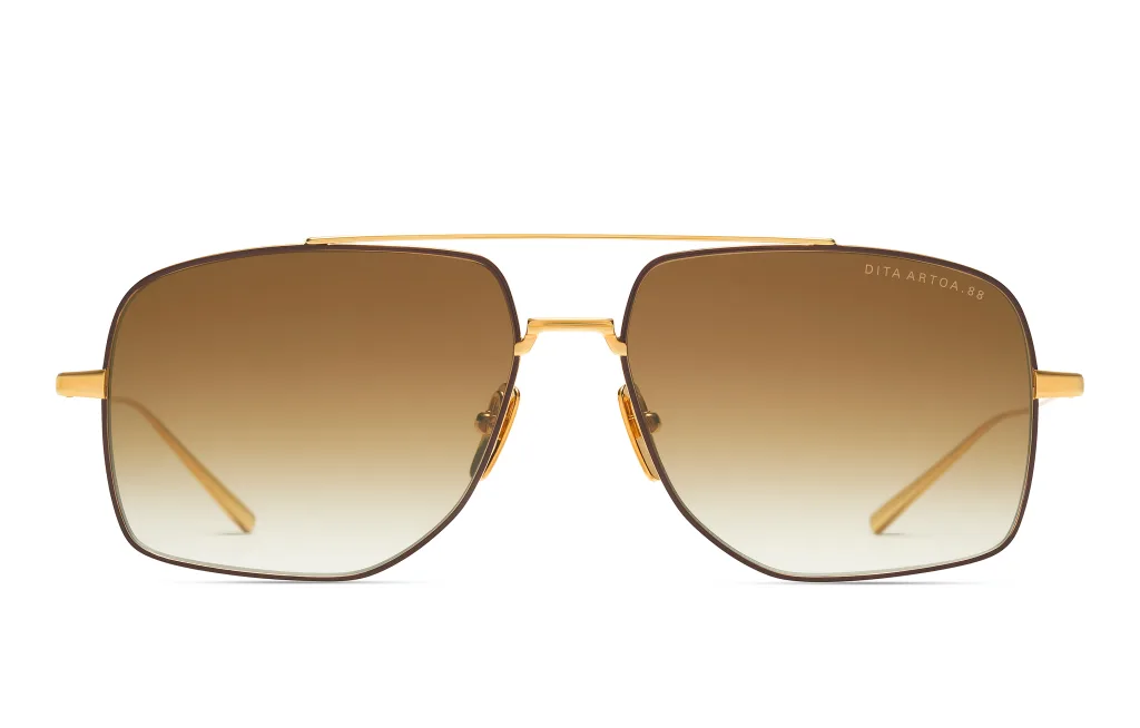 Dita ARTOA.88 YELLOW GOLD - CAPPUCCINO, Złoty