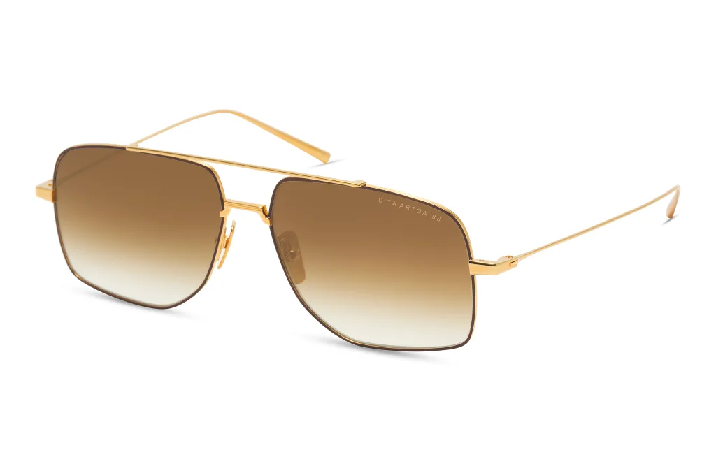Dita ARTOA.88 YELLOW GOLD - CAPPUCCINO, Złoty