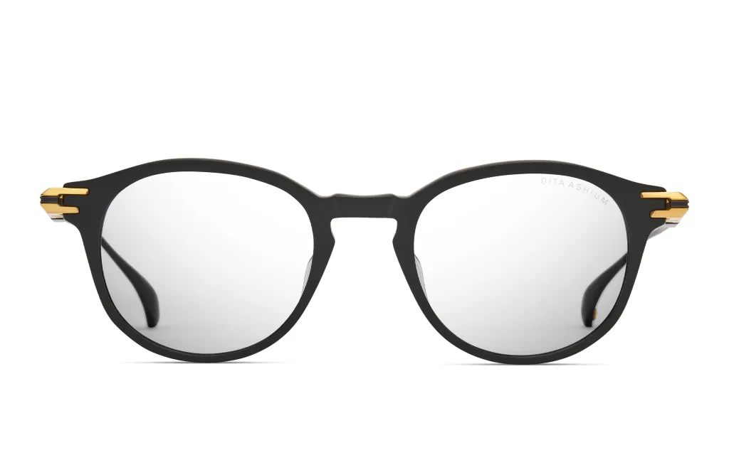Dita ASHIUM BLACK - YELLOW GOLD - BLACK IRON, Czarny