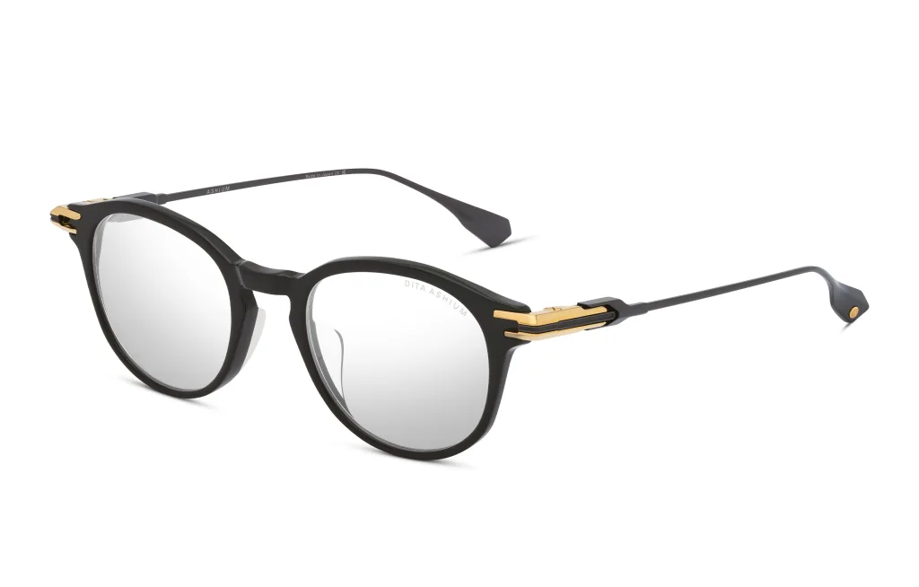 Dita ASHIUM BLACK - YELLOW GOLD - BLACK IRON, Czarny