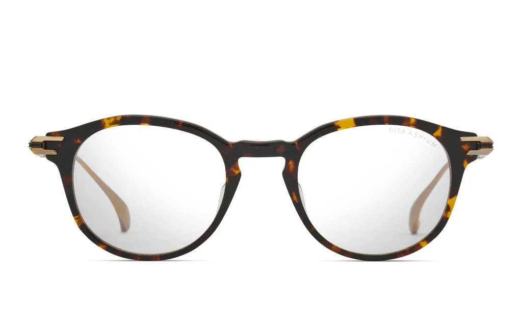 Dita ASHIUM TORTOISE - ANTIQUE WHITE GOLD - BLACK IRON, Wzór havana