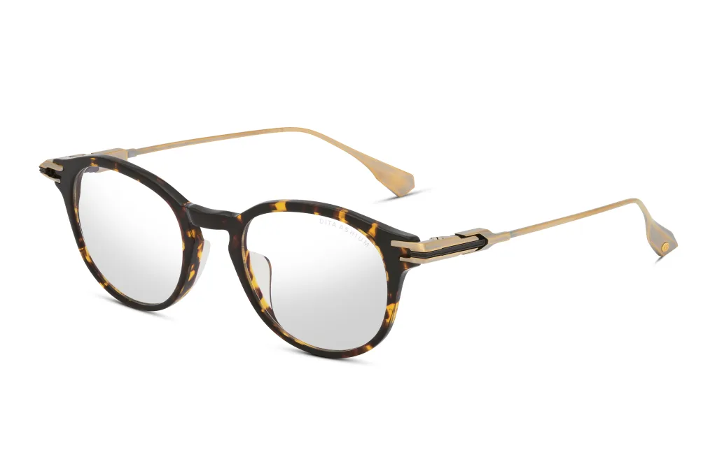 Dita ASHIUM TORTOISE - ANTIQUE WHITE GOLD - BLACK IRON, Wzór havana