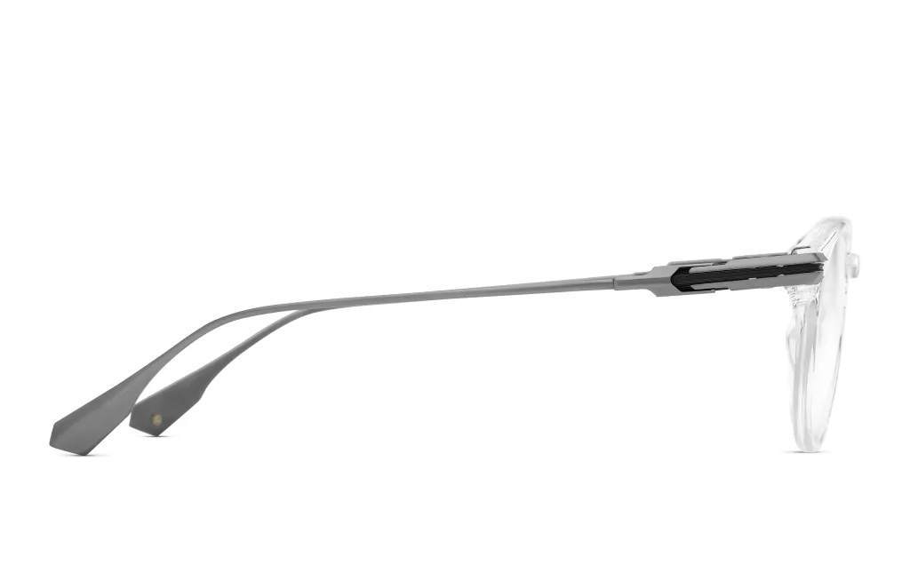 Dita ASHIUM CRYSTAL CLEAR - ANTIQUE SILVER - BLACK IRON, Transparentny