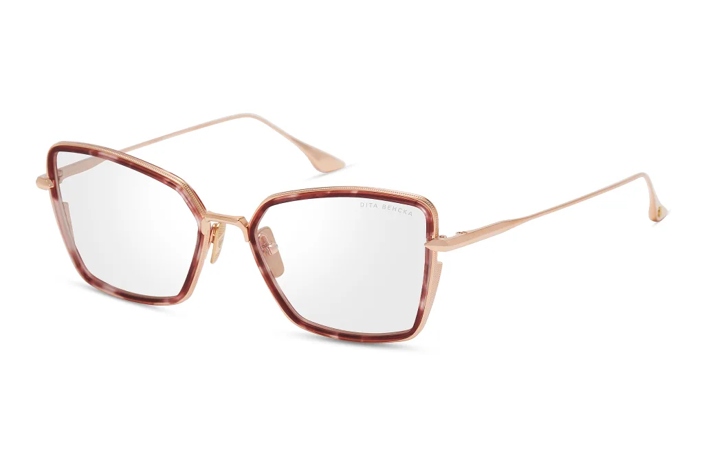 Dita BEHCKA ROSE GOLD - ROSE TORTOISE, Różowy