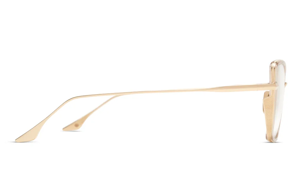 Dita BEHCKA WHITE GOLD - KHAKI CRYSTAL, Złoty