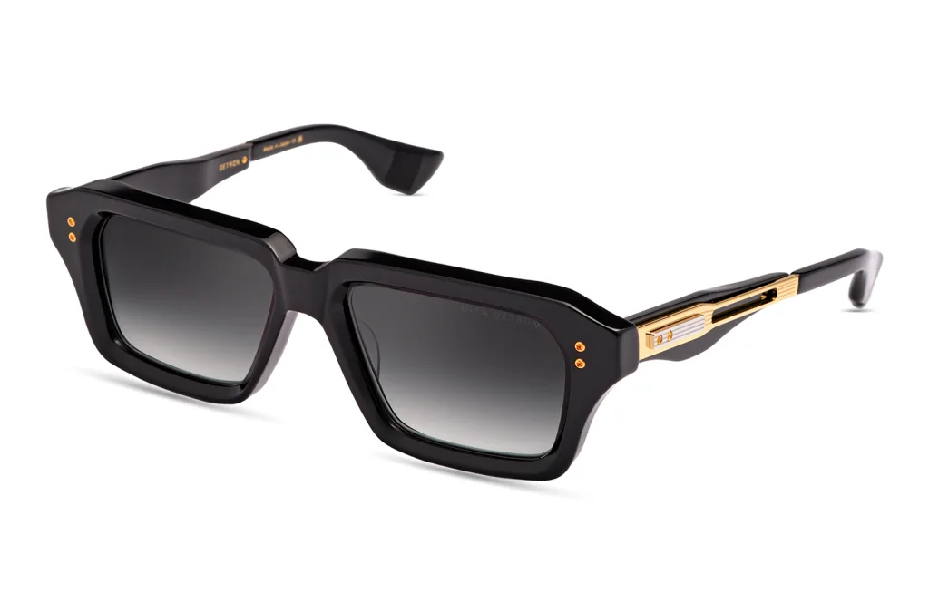 Dita DETRON Kolor: BLACK - YELLOW GOLD, Kolor oprawy: Czarny