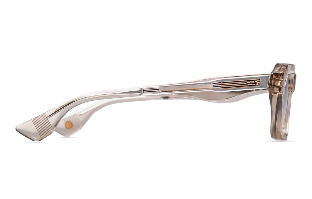 Dita DETRON Kolor: KHAKI CRYSTAL - SILVER, Kolor oprawy: Transparentny