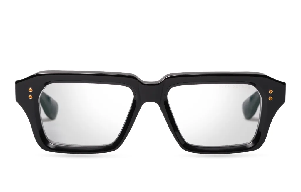 Dita DETRON Kolor: BLACK - YELLOW GOLD DTX459-A-01, Kolor oprawy: Czarny