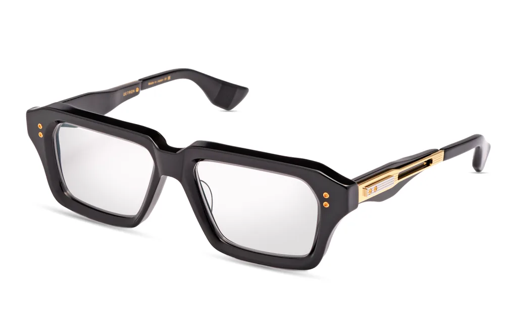 Dita DETRON Kolor: BLACK - YELLOW GOLD DTX459-A-01, Kolor oprawy: Czarny