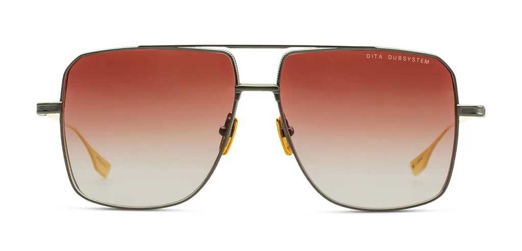 Dita DUBSYSTEM BLACK IRON - YELLOW GOLD, Szary