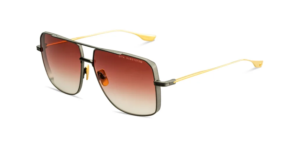 Dita DUBSYSTEM BLACK IRON - YELLOW GOLD, Szary
