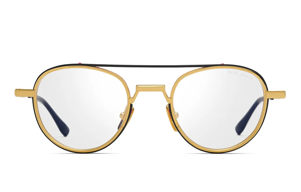 Dita ETHYX BLACK IRON - YELLOW GOLD, Złoty