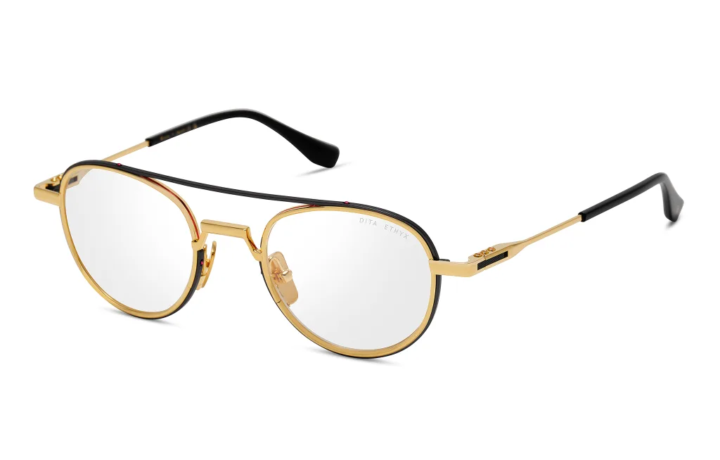 Dita ETHYX BLACK IRON - YELLOW GOLD, Złoty