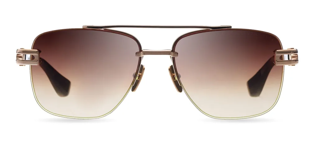 Dita GRAND-EVO ONE Kolor: WHITE GOLD - BROWN, Kolor oprawy: Złoty