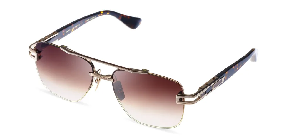 Dita GRAND-EVO ONE Kolor: WHITE GOLD - BROWN, Kolor oprawy: Złoty
