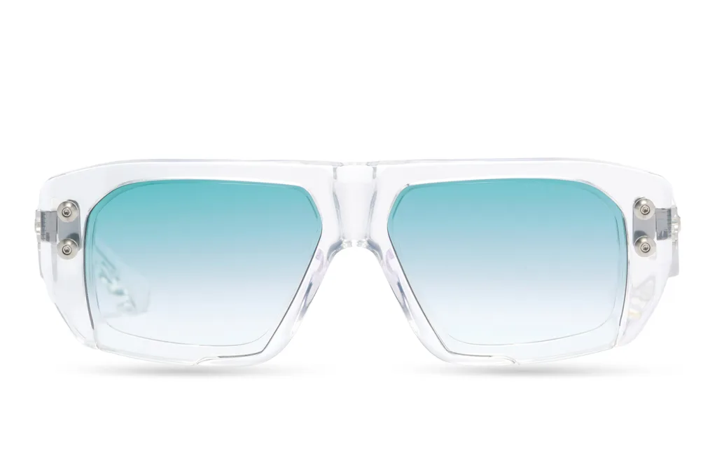 Dita HYPHER-1183 CRYSTAL CLEAR - ANTIQUE SILVER, Transparentny