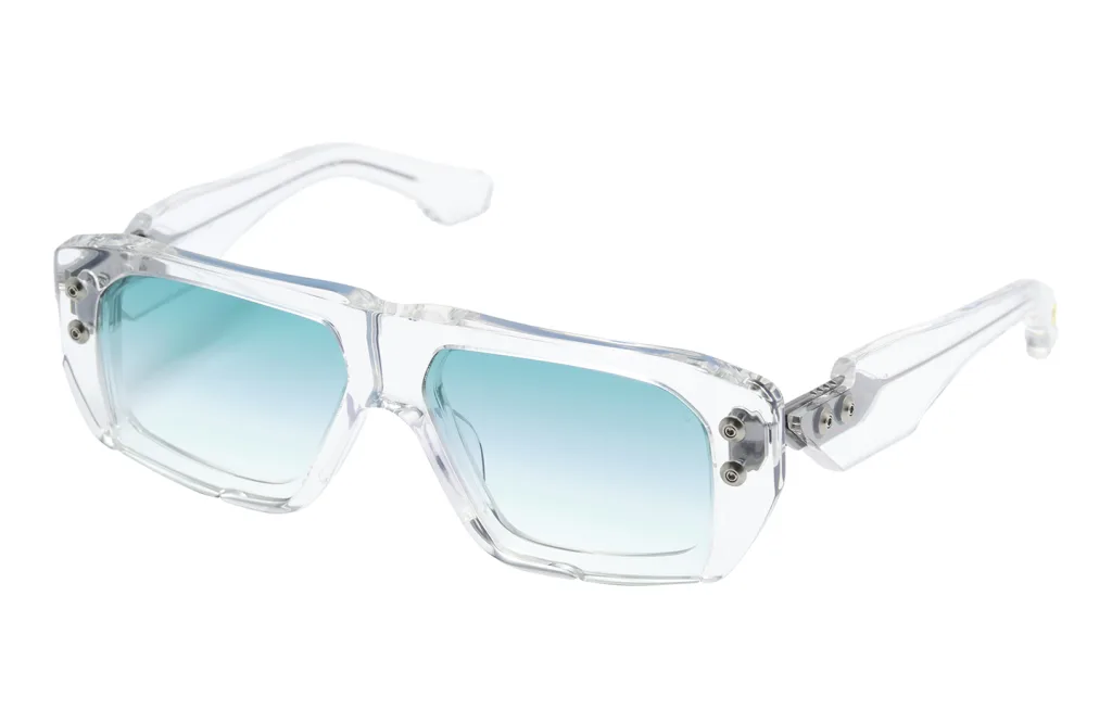 Dita HYPHER-1183 CRYSTAL CLEAR - ANTIQUE SILVER, Transparentny