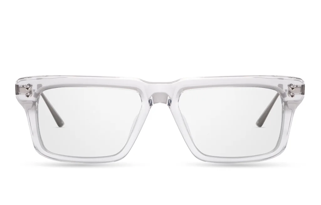 Dita LATARO CRYSTAL CLEAR - ANTIQUE SILVER, Transparentny