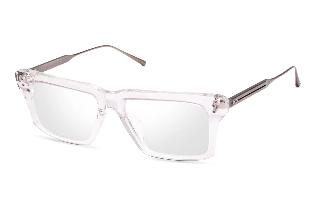 Dita LATARO CRYSTAL CLEAR - ANTIQUE SILVER, Transparentny