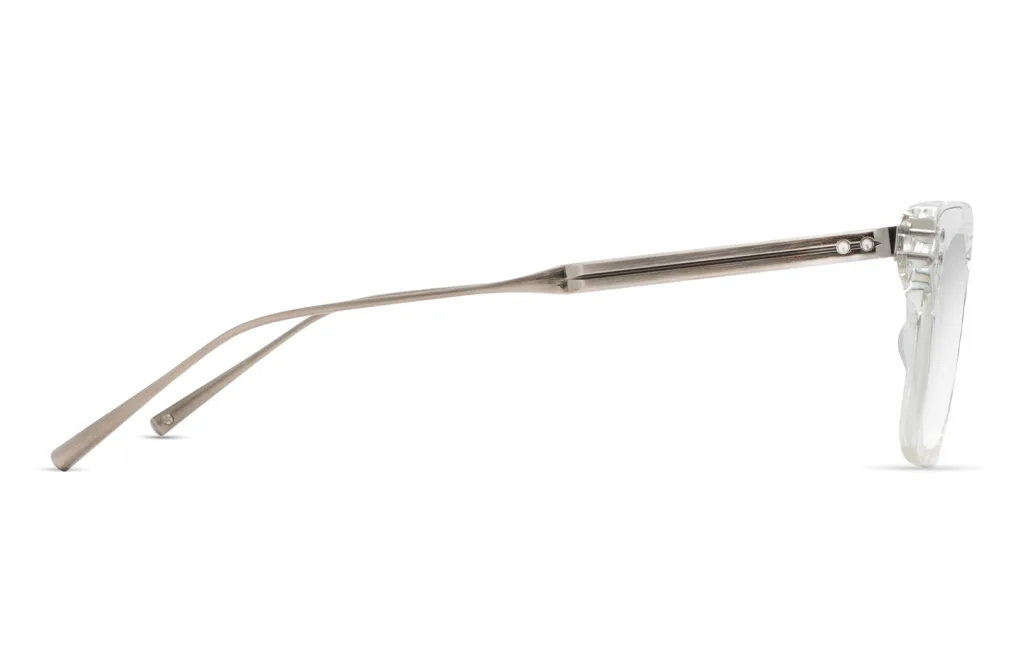 Dita LATARO CRYSTAL CLEAR - ANTIQUE SILVER, Transparentny