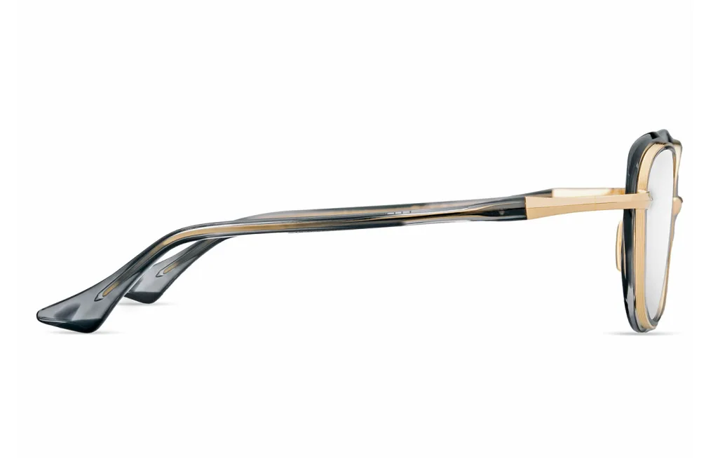 Dita LITAVU YELLOW GOLD - INK SWIRL, Czarny