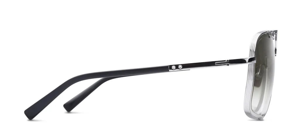 Dita MACH-FIVE Kolor: BLACK PALLADIUM - BLACK IRON, Kolor oprawy: Srebrny