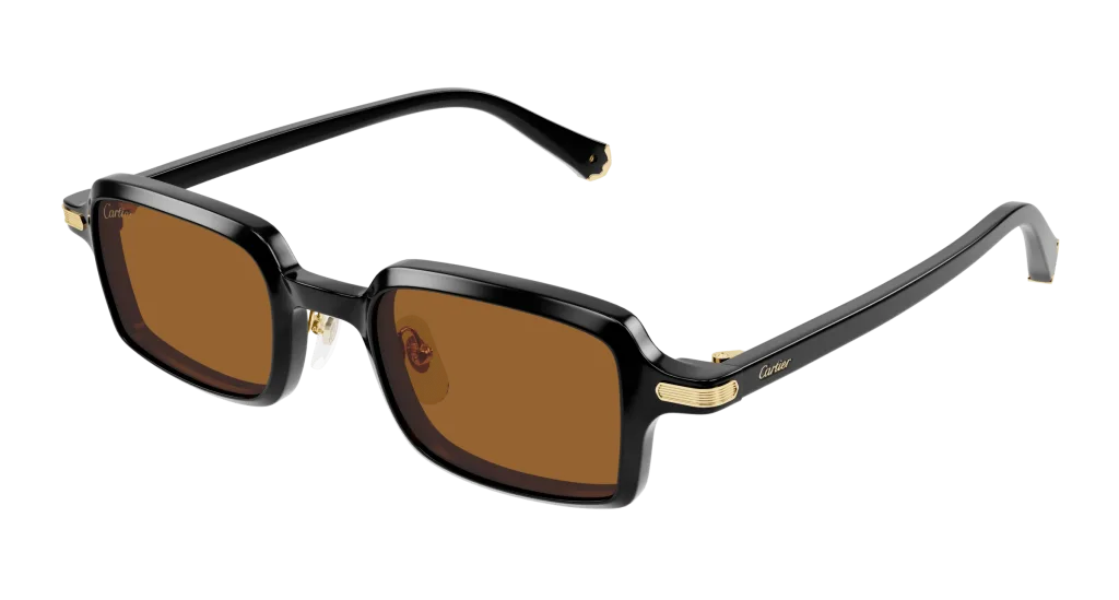 Cartier CT0539S Kolor: BLACK-ORANGE, Kolor oprawy: Czarny