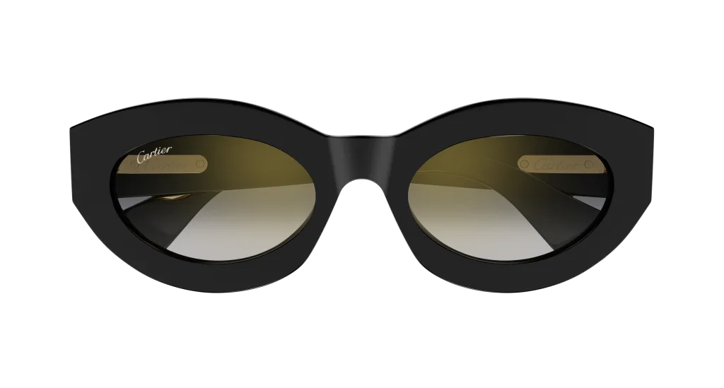 Cartier CT0638S Kolor: BLACK-GREY, Kolor oprawy: Czarny