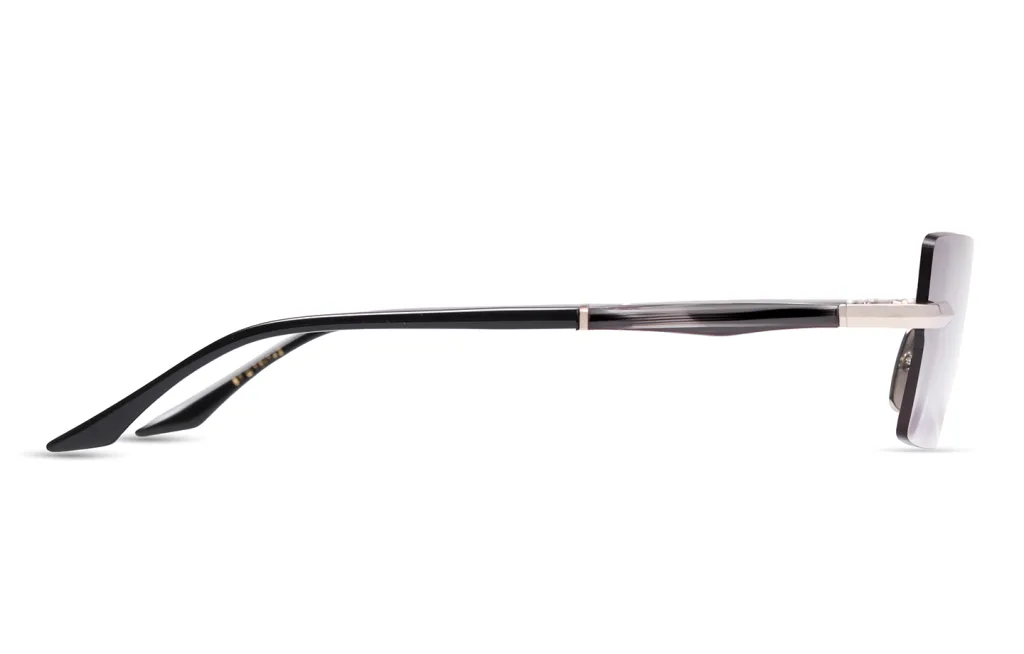 Dita EYMORI SILVER - INK SWIRL - BLACK DTX462-A-03, Srebrny
