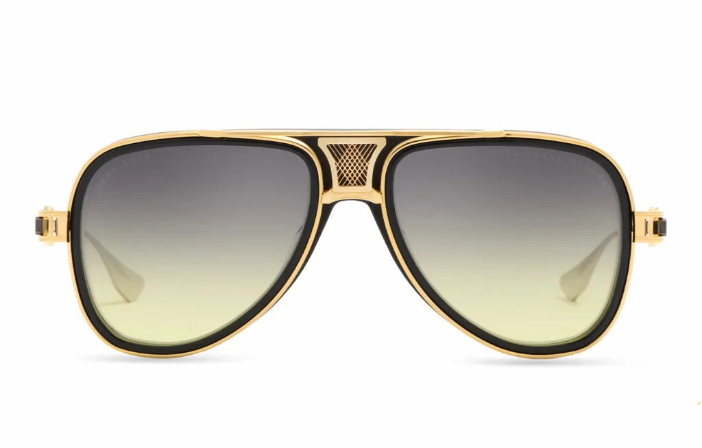 Dita GRAND-DECADE Kolor: BLACK - YELLOW GOLD - SILVER, Kolor oprawy: Złoty
