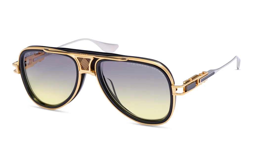 Dita GRAND-DECADE Kolor: BLACK - YELLOW GOLD - SILVER, Kolor oprawy: Złoty