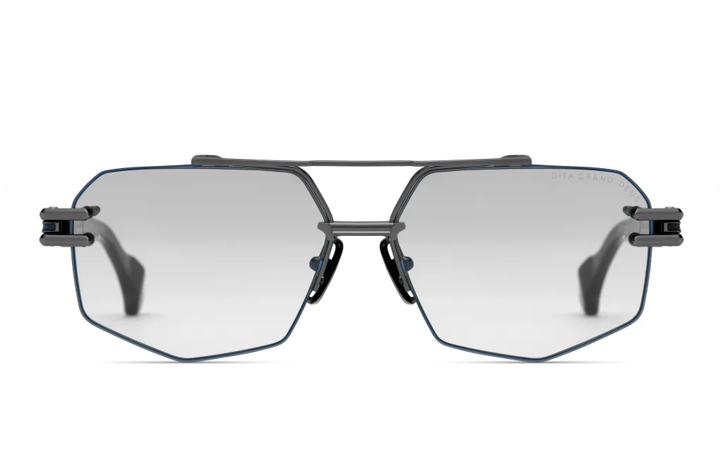 Dita GRAND-DEUS ANTIQUE SILVER - BLACK, Srebrny