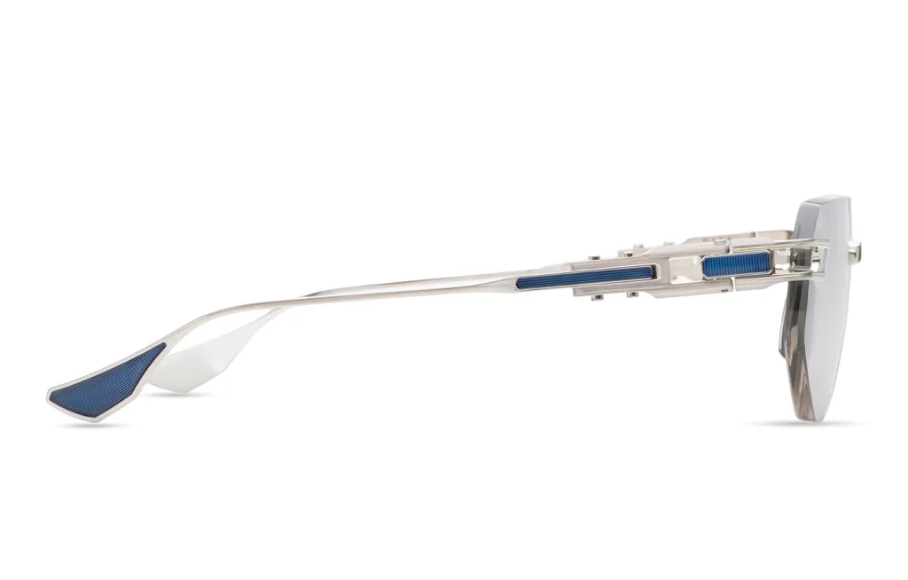 Dita GRAND-IMPERYN BRUSHED RAW TITANIUM SILVER, Srebrny