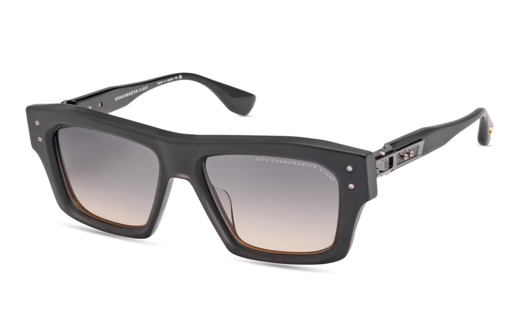 Dita GRANDMASTER-EIGHT BLACK - ANTIQUE SILVER, Czarny