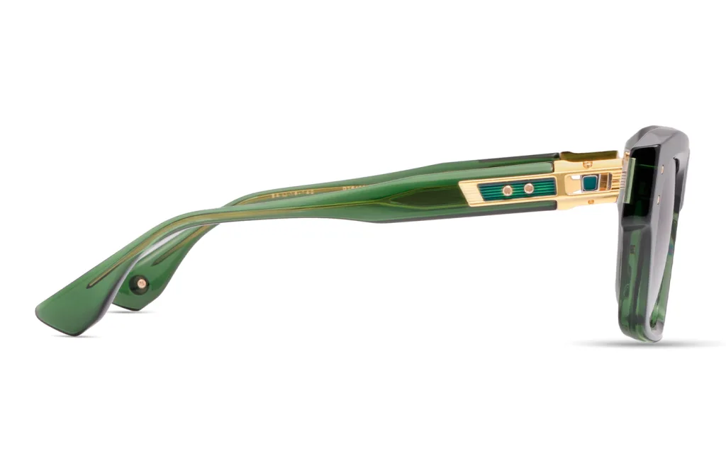 Dita GRANDMASTER-EIGHT CRYSTAL PINE - YELLOW GOLD, Transparentny