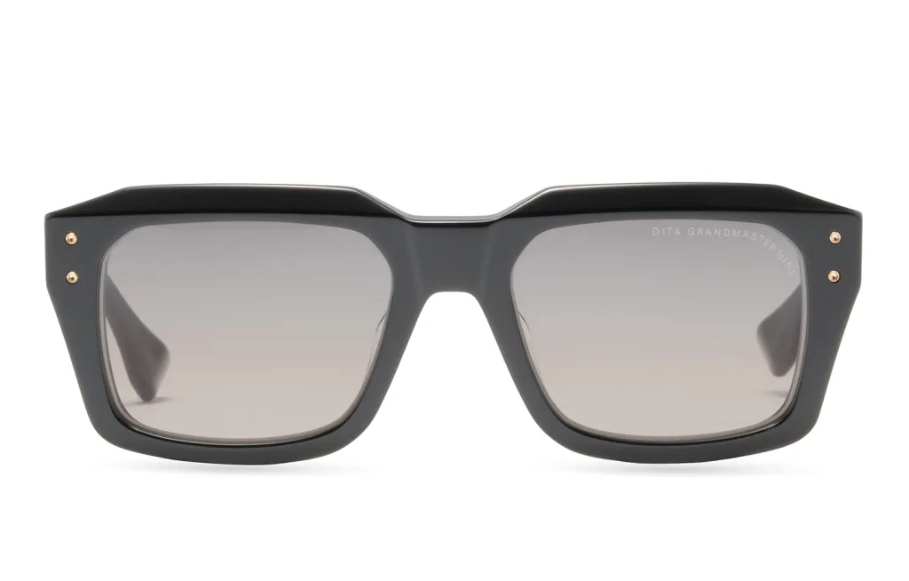 Dita GRANDMASTER-NINE BLACK - WHITE GOLD, Czarny