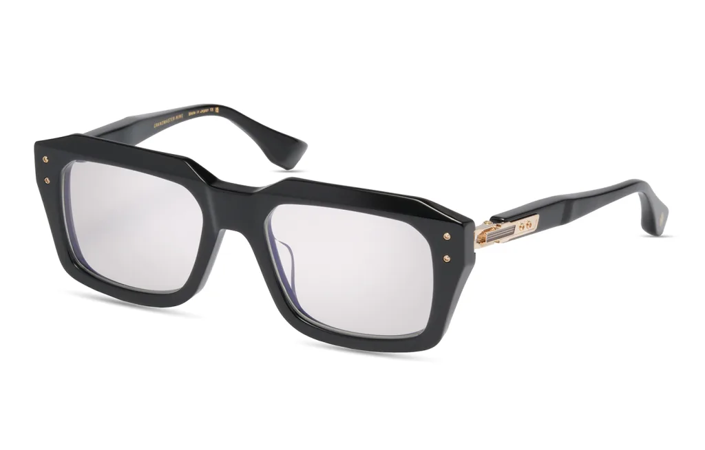 Dita GRANDMASTER-NINE BLACK - WHITE GOLD DTX464-A-01AF, Czarny