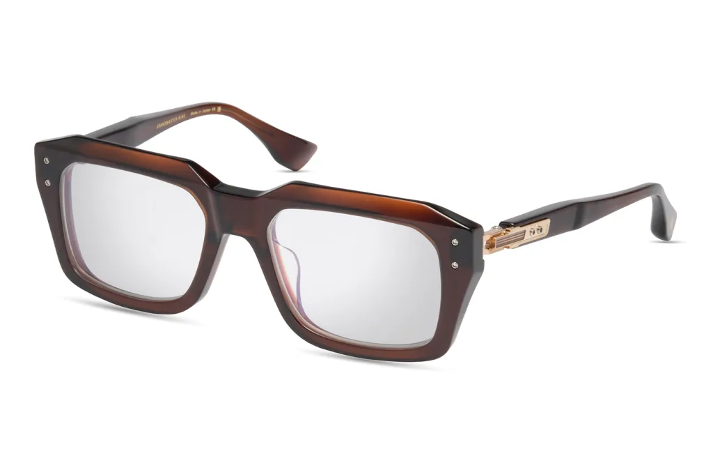Dita GRANDMASTER-NINE ROOT BEER - ANTIQUE WHITE GOLD, Brązowy