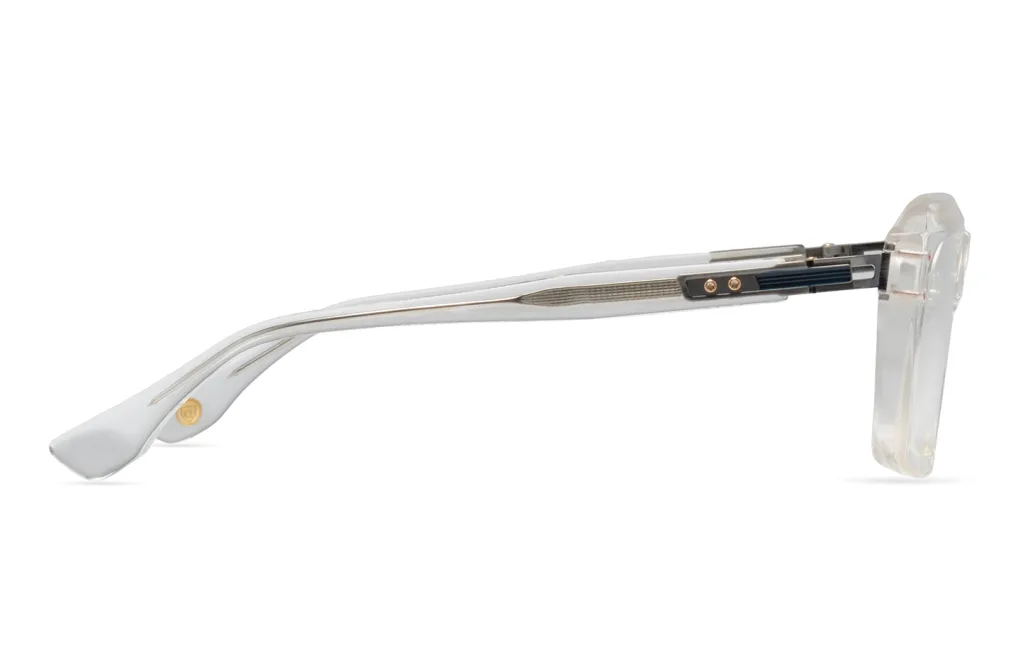 Dita GRANDMASTER-NINE CRYSTAL CLEAR - ANTIQUE SILVER, Transparentny
