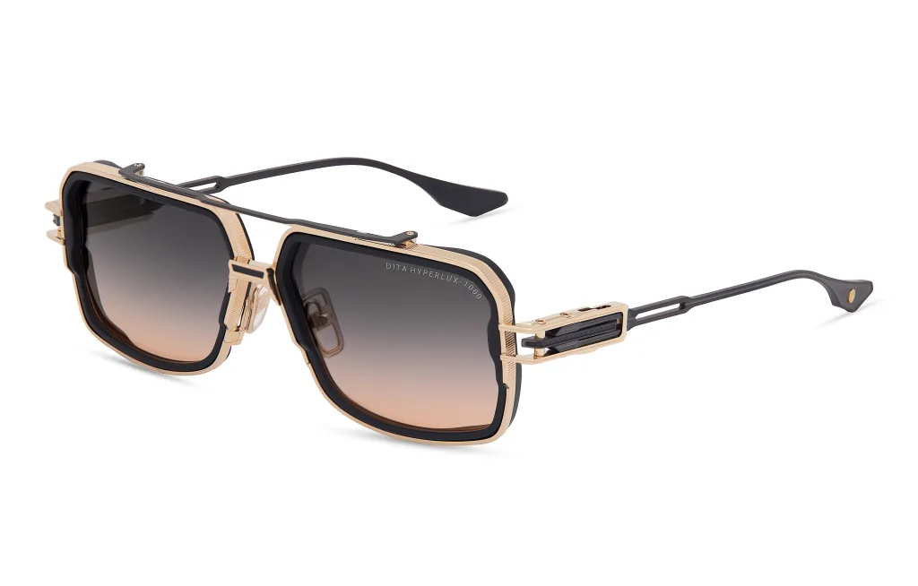 Dita HYPERLUX-1000 Kolor: MATTE BLACK - WHITE GOLD - BLACK IRON, Kolor oprawy: Złoty