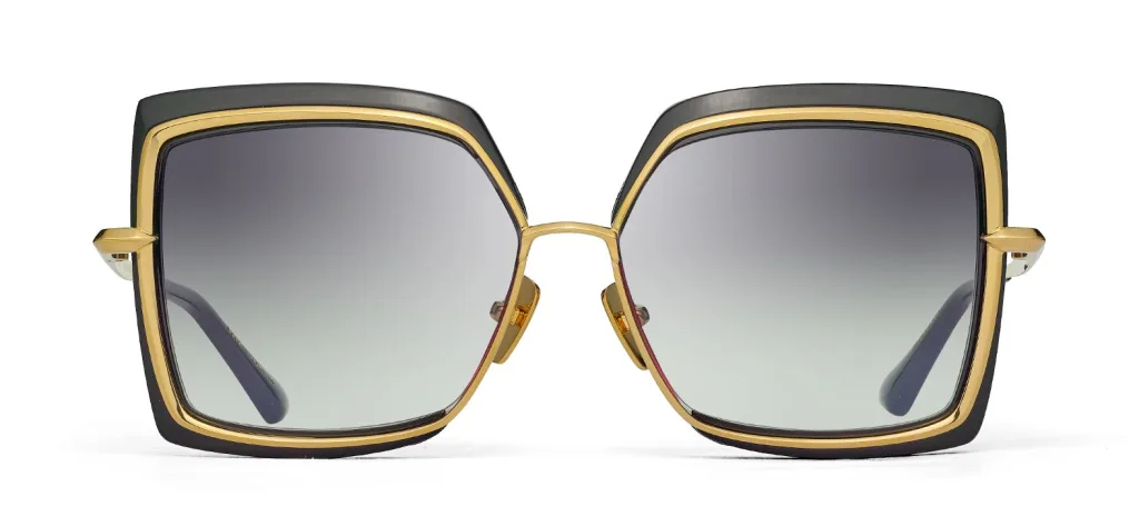 Dita NARCISSUS Kolor: BLACK/YELLOW GOLD, Kolor oprawy: Czarny