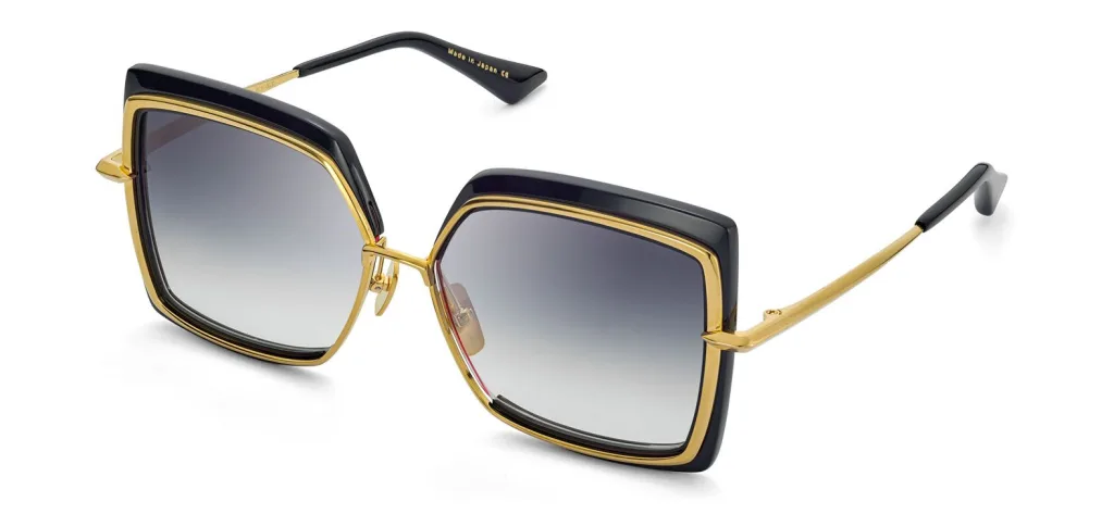 Dita NARCISSUS Kolor: BLACK/YELLOW GOLD, Kolor oprawy: Czarny