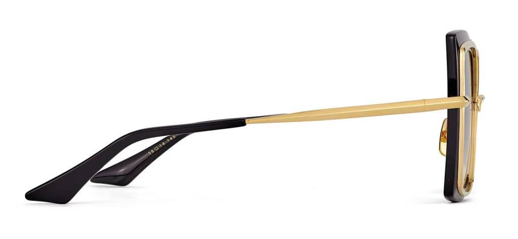 Dita NARCISSUS Kolor: BLACK/YELLOW GOLD, Kolor oprawy: Czarny